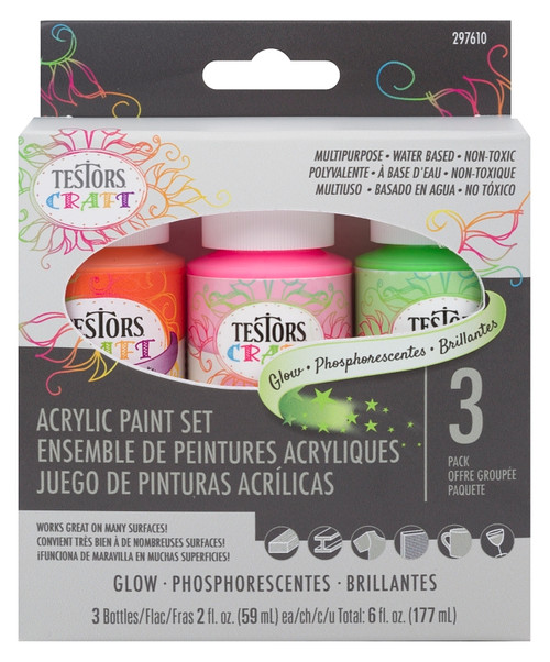 TESTORS 297610 Craft Paint Set, 2 oz, Bottle [SKU: ORG4997466]