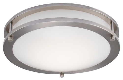 Boston Harbor CL200AC Flush Mount Ceiling Fixture, 120 V, 15 W, 1-Lamp, LED Lamp, 1050 Lumens, 3000 K Color Temp [SKU: ORG7146053]