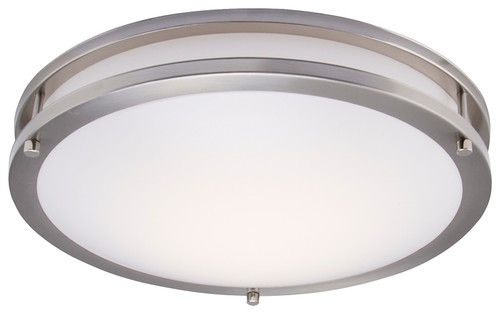 Boston Harbor CL202AC Flush Mount Ceiling Fixture, 120 V, 24 W, 1-Lamp, LED Lamp, 1680 Lumens, 3000 K Color Temp [SKU: ORG7146061]