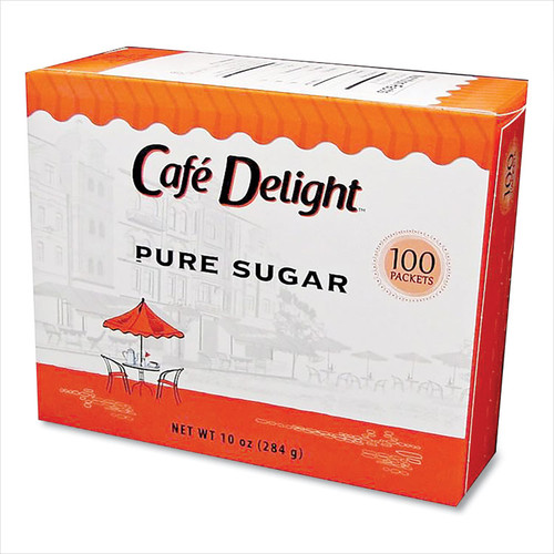 Pure Sugar Packets, 0.10 oz Packet, 100 Packets/Box [SKU: DXC23310]