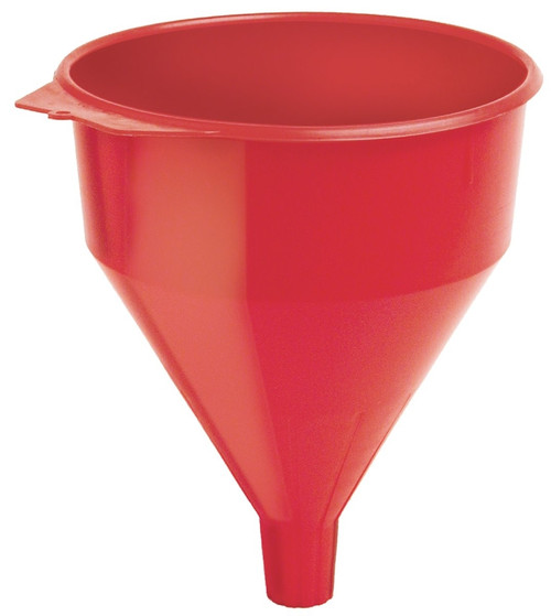 Lubrimatic 75-072 Funnel, 6 qt Capacity, Plastic, Red, 11 in H [SKU: ORG1050079]