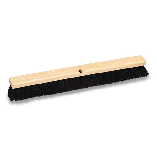 Tampico Push Broom Head, Black Bristles, 24 [SKU: CWZ24420781]