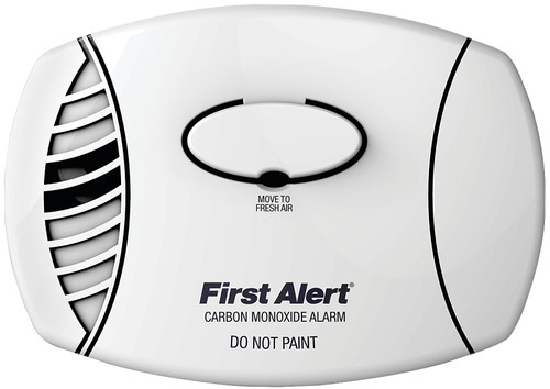 FIRST ALERT CO400B Single Gas Detector, 85 dB, Alarm: Audible/Visual, Electrochemical Sensor, White [SKU: ORG7590011]