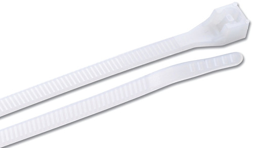 GB 46-308MN Cable Tie, Double-Lock Locking, Nylon, Natural [SKU: ORG5082144]