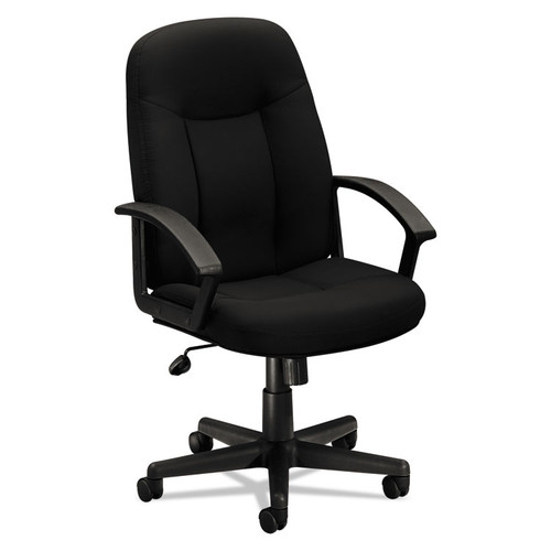 HVL601 Series Executive High-Back Chair, Supports Up to 250 lb, 17.44" to 20.94" Seat Height, Black [SKU: BSXVL601VA10]