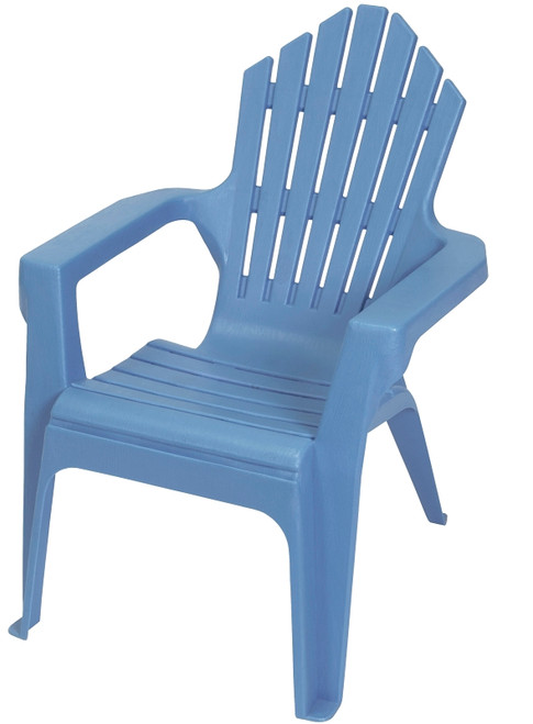 Gracious Living Kiddie Adirondack 11347-20PDQ Adirondack Chair, Resin Seat, Resin Frame, Blue Heaven Frame [SKU: ORG8288722]