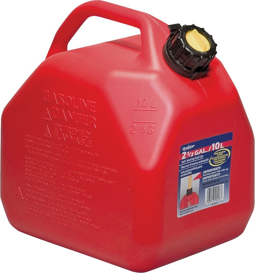 Scepter 07079 Gas Can with CRC, 2.5 gal Capacity, Polyethylene, Red [SKU: ORG4496345]