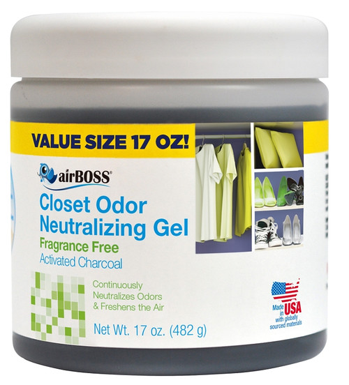 airBOSS 671.6T Closet Odor Neutralizing, 17 oz Gel, Solid [SKU: ORG5913819]