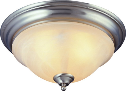 Boston Harbor BRT-ATE1013-SC Three Light Flush Mount Ceiling Fixture, 120 V, 60 W, 3-Lamp, A19 or CFL Lamp [SKU: ORG0674473]