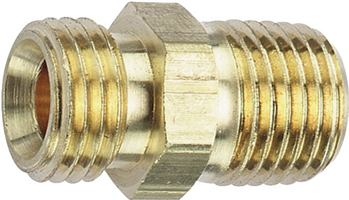 Tru-Flate 21-595 Hose Adapter, 1/4 in, MNPT x MNPS, Brass [SKU: ORG6547483]