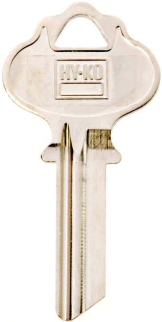 HY-KO 11010IN2 Key Blank, Brass, Nickel, For: ILCO Vehicle Locks [SKU: ORG1445733]