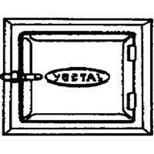 VESTAL ST-88 Cleanout Door, 8 in W, 8 in H, Galvanized Steel [SKU: ORG6212435]