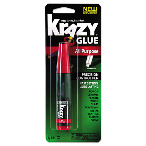 All Purpose Krazy Glue, 0.14 oz, Dries Clear [SKU: EPIKG82948MR]