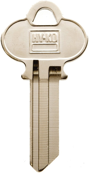 HY-KO 11010WK1 Key Blank, Brass, Nickel, For: Weslock Vehicle Locks [SKU: ORG1664119]