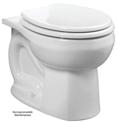 American Standard Colony 3251D.101.021 Flushometer Toilet Bowl, Round, 12 in Rough-In, Vitreous China, Bone, 15 in H Rim [SKU: ORG7225360]