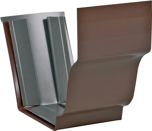 Amerimax 2520919 Gutter Connector, Aluminum, Brown [SKU: ORG8812976]
