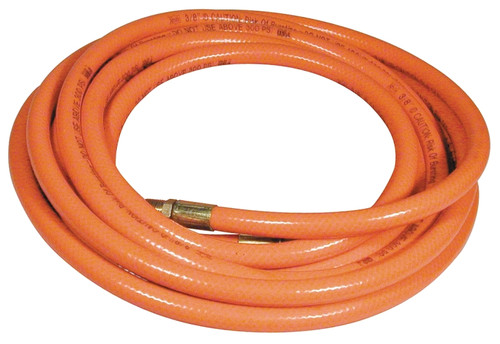 Amflo 576-25A Air Hose, 3/8 in OD, 25 ft L, MNPT, 300 psi Pressure, PVC, Orange [SKU: ORG7084163]