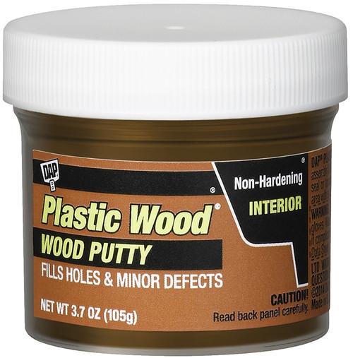 Plastic Wood 7079821268 Wood Putty, Solid, Mild, Pleasant, Red Mahogany, 3.7 oz Tub [SKU: ORG7800733]