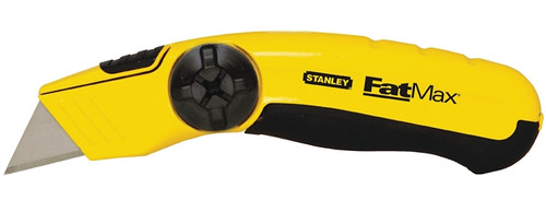 STANLEY 10-780 Blade Knife, 2-3/8 in L Blade, Steel Blade, Knurled Handle, Black/Yellow Handle [SKU: ORG3297363]