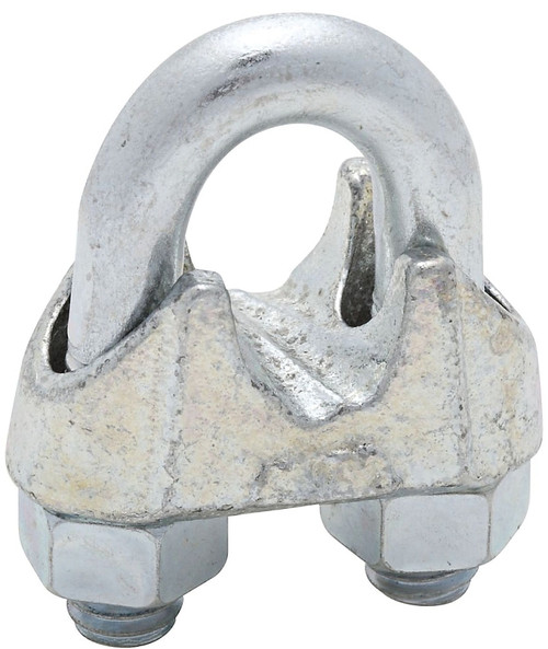 National Hardware 3230BC Series N248-328 Wire Cable Clamp, 1/2 in Dia Cable, 1 in L, Malleable Iron, Zinc [SKU: ORG7158710]