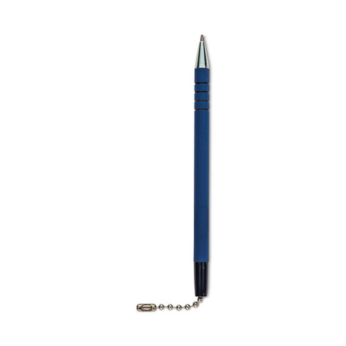 Antimicrobial Counter Chain Pen, Medium, 1 mm, Blue Ink, Blue [SKU: CNK555566]