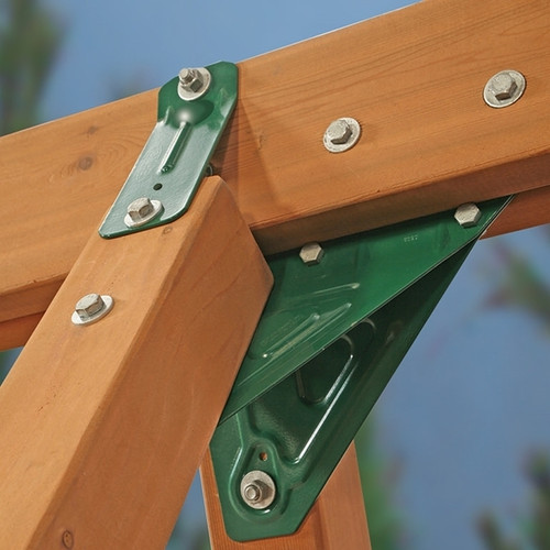 PLAYSTAR PS 7664 Swing Station Kit, Extend-A-Bay, Steel, Green [SKU: ORG0326900]