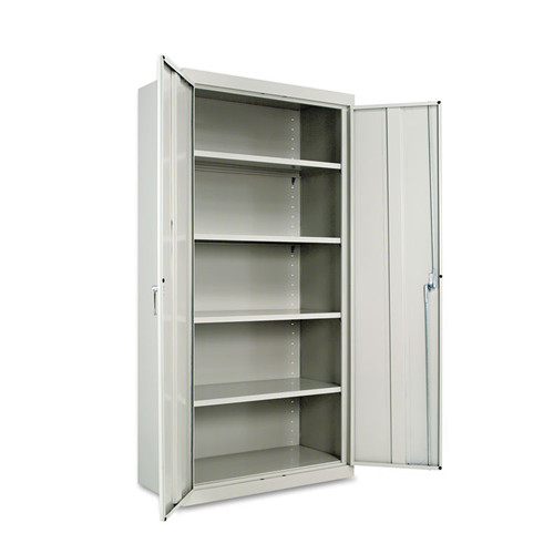 Assembled 72" High Heavy-Duty Welded Storage Cabinet, Four Adjustable Shelves, 36w x 18d, Light Gray [SKU: ALECM7218LG]