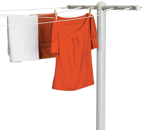 Honey-Can-Do DRY-01452 Drying Pole, 3 in OAW, 45-3/4 in OAD, Steel [SKU: ORG7130412]