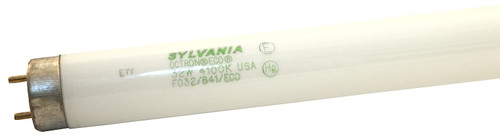 Sylvania 21781 Fluorescent Bulb, 32 W, T8 Lamp, Medium G13 Lamp Base, 2750 Lumens, 4100 K Color Temp, Cool White Light [SKU: ORG5835699]