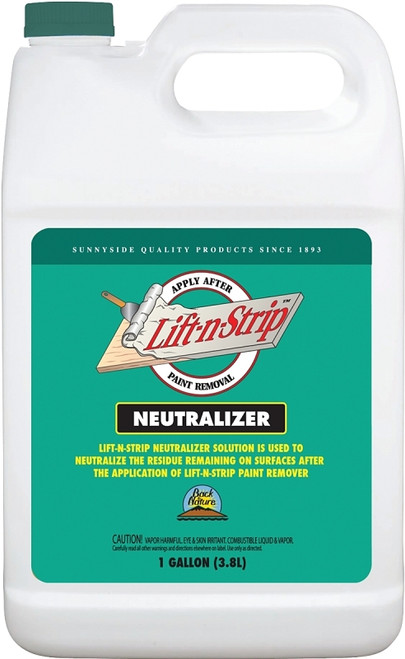 Back to Nature 675G1 Paint Removal Neutralizer, Liquid, Medium, Colorless, 1 gal, Can [SKU: ORG9694316]