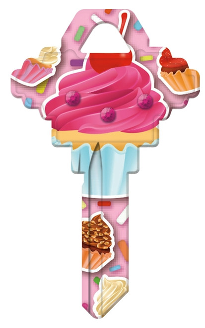 HY-KO 15005SC1-CPBL Key Blank, Brass, Nickel, For: Schlage SC1 Keyways [SKU: ORG3366440]