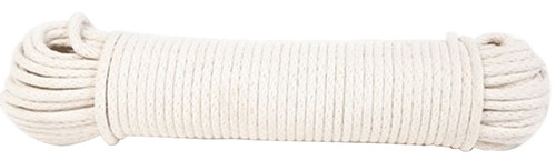 BARON 70201 Cord, 7/32 in Dia, 50 ft L, #7, 11 lb Working Load, Cotton/Poly, Cream [SKU: ORG7460066]