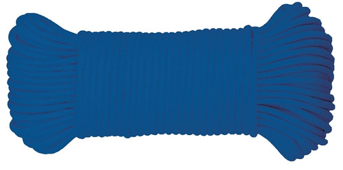 BARON 63019 Cord, 5/32 in Dia, 50 ft L, 110 lb Working Load, Polyester, Blue [SKU: ORG7459365]