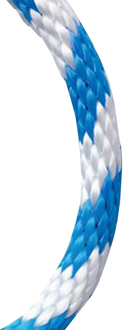 BARON 51213 Derby Rope, 3/8 in Dia, 50 ft L, 180 lb Working Load, Polypropylene, Blue/White [SKU: ORG7459084]