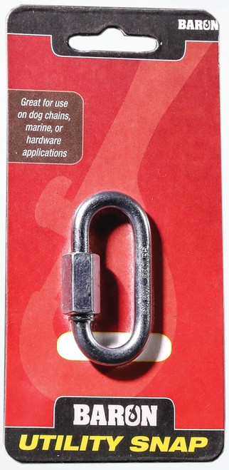 BARON C-7350T-1/4 Quick Link, 880 lb Working Load, Steel, Zinc [SKU: ORG6761746]