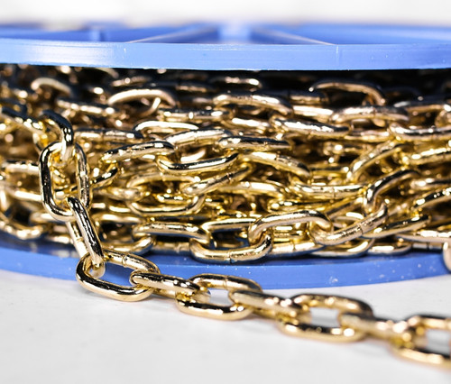 BARON 7633 Straight Link Chain, #3, 50 ft L, 270 lb Working Load, Steel, Zinc [SKU: ORG7187941]