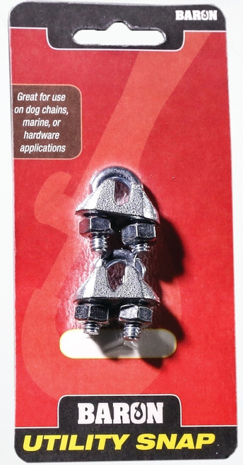BARON C-260-1/4 Wire Rope Clip, Malleable Iron [SKU: ORG6761597]
