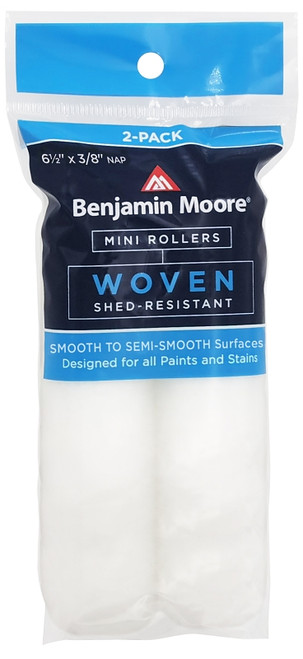 Benjamin Moore U66303-018 Woven Mini Roller Cover, 3/8 in Thick Nap, 6-1/2 in L [SKU: ORG0250175]