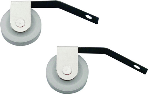 Prime-Line B 609 Roller Assembly, 1 in Dia Roller, 1/4 in W Roller, Nylon/Steel, White, 2-Roller [SKU: ORG6464515]