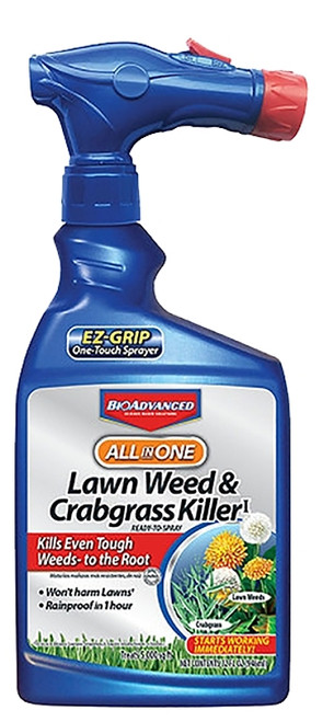 BioAdvanced 704119A Extreme Crabgrass Killer, Liquid, Beige/White, 32 oz Package [SKU: ORG2860351]