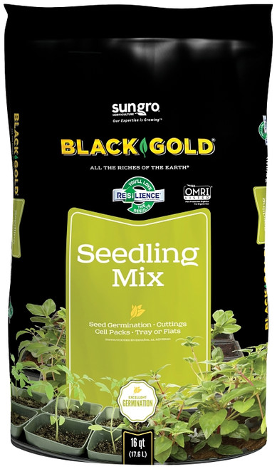 sun gro BLACK GOLD 1411002 16 QT P Seedling Mix, 16 qt Bag [SKU: ORG9586611]