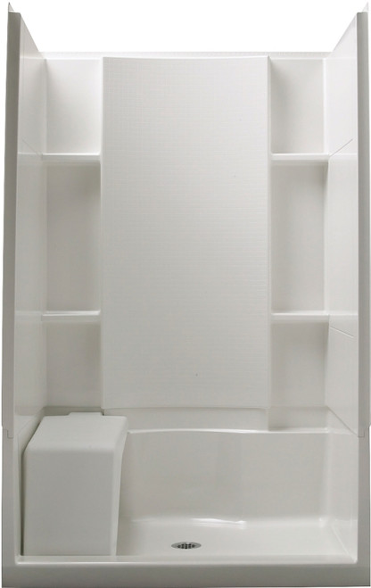 Sterling Accord Series 72281100-0 Shower Receptor, 48-1/4 in L, 37-1/4 in W, 21-1/2 in H, Vikrell, White [SKU: ORG4085759]