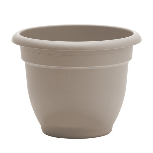 Bloem Ariana Series AP0883 Planter, 8-3/4 in W, 8-3/4 in D, Round, Plastic, Pebble Stone [SKU: ORG4694147]