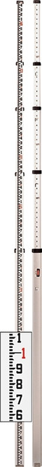 Bosch 06-816C Telescoping Leveling Rod Rectangular, Feet/Inches/8ths Graduation, Aluminum [SKU: ORG6315832]