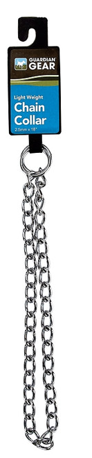 Boss Pet PDQ 12918 Choke Chain Collar, 2.5 mm Chain, 18 in L Collar, Steel [SKU: ORG1868496]