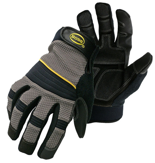 BOSS 5200M Heavy-Duty Utility Gloves, M, PVC [SKU: ORG7379175]