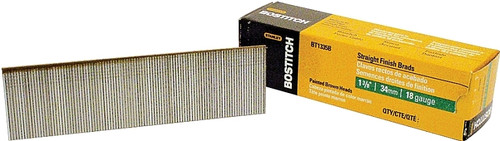 Bostitch BT1335B Nail, 1-3/8 in L, 18 Gauge, Steel, Coated, Brad Head, Smooth Shank [SKU: ORG6774855]