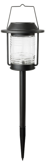 Boston Harbor Solar Stake Light, 3IN1, Ribbed Glass Lens [SKU: ORG7713894]
