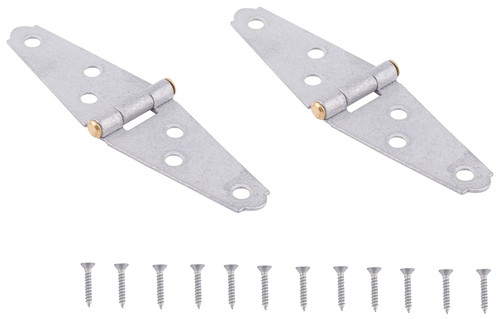ProSource LSH-G02-C2PS Strap Hinge, 1.2 mm Thick Leaf, Steel, 180 Range of Motion [SKU: ORG0496760]