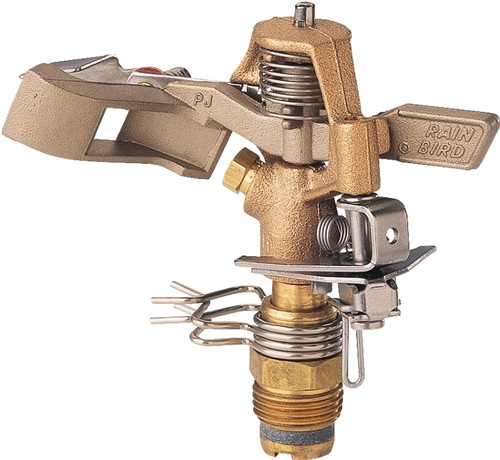 Rain Bird 25PJDAC Impact Sprinkler, 1/2 in Connection, 8 to 12 ft, Brass [SKU: ORG9874462]